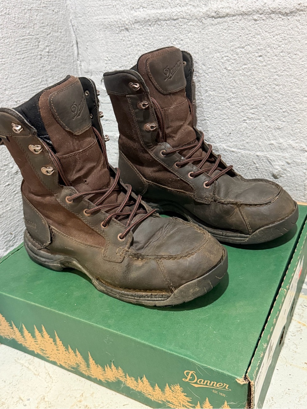 Danner Men's Sharptail 8” Dark Brown Leather Lace-Up Outdoor Boots